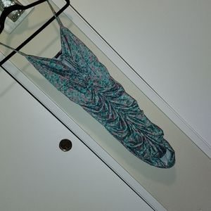 Ruched floral summer dress size M